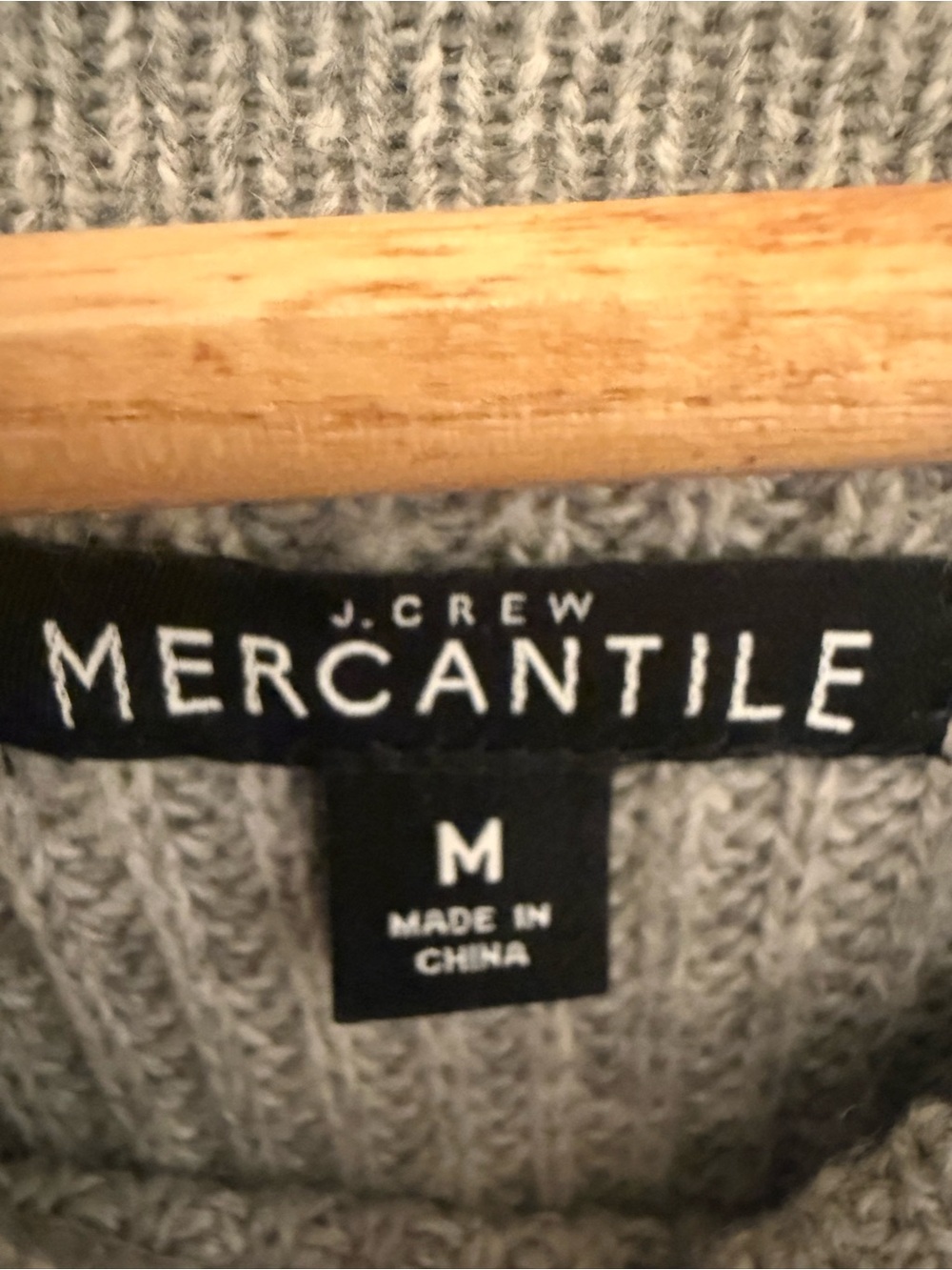 J. Crew Gray Knit Long-Sleeve Dress with Black Bow - Picture 3 of 3
